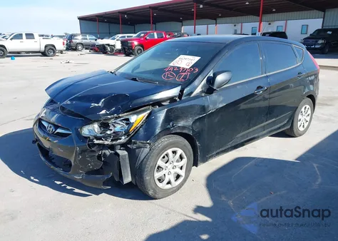 2012 Hyundai Accent Gs z USA, uszkodzony, nr VIN KMHCT5AEXCU027789